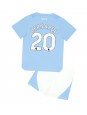 Billige Manchester City Bernardo Silva #20 Hjemmedraktsett Barn 2023-24 Kortermet (+ Korte bukser)